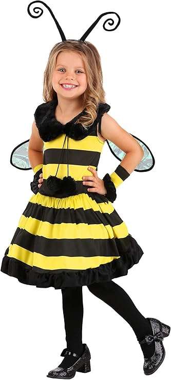 Toddler Girl's Deluxe Bumble Bee Costume - 2
