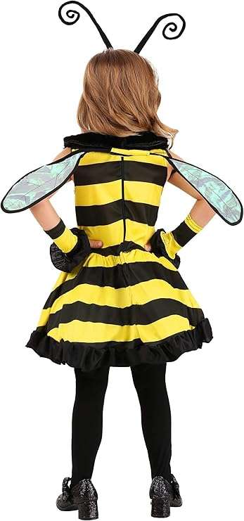 Toddler Girl's Deluxe Bumble Bee Costume - 4