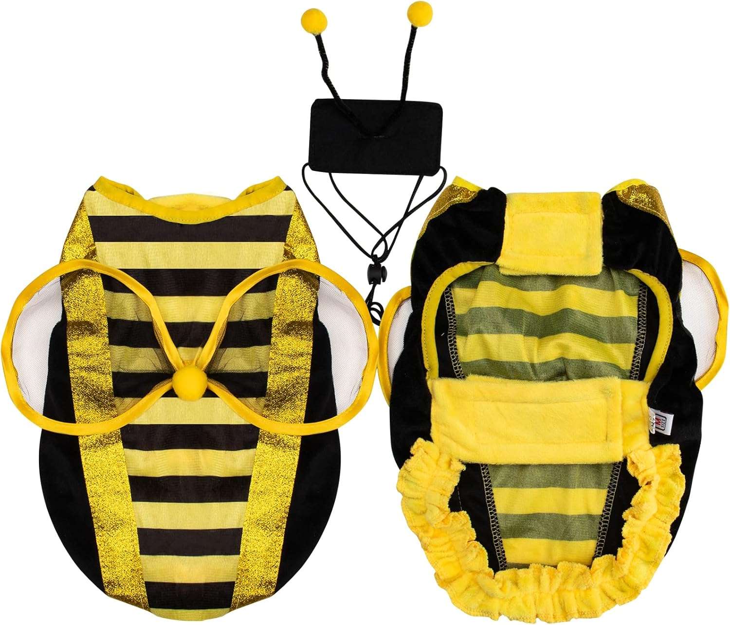 Dog Bee Costume Halloween Costumes for Dogs Pet Bee Costume, Halloween Bee Dog Costume Pet Bumblebee Costume, Dog Bumblebee Costume Pet Halloween Costumes - 7