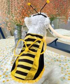 Dog Bee Costume Halloween Costumes for Dogs Pet Bee Costume, Halloween Bee Dog Costume Pet Bumblebee Costume, Dog Bumblebee Costume Pet Halloween Costumes - 8