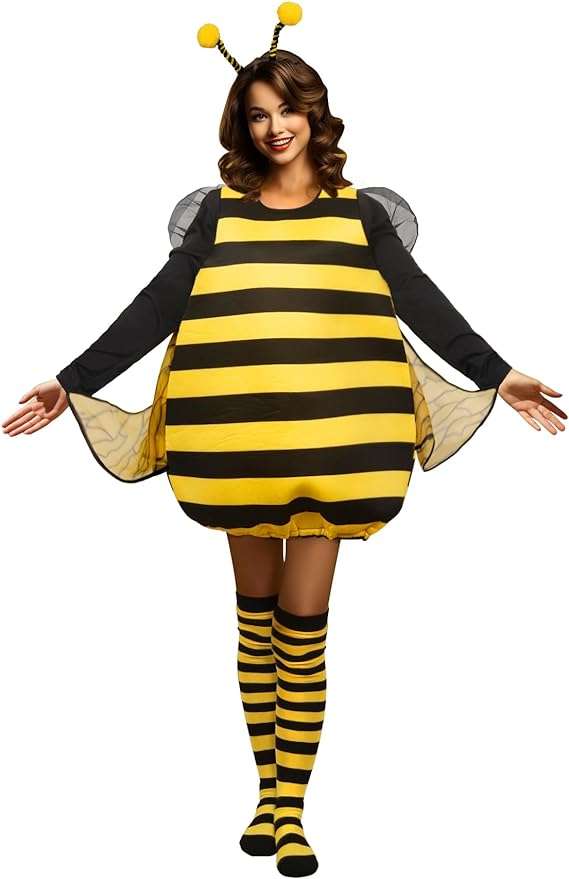 HOMELEX Bumble Bee Costume for Women Funny Animal Halloween Adult Costumes - 1