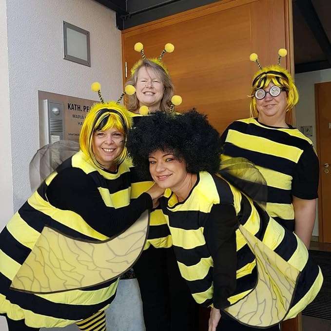 HOMELEX Bumble Bee Costume for Women Funny Animal Halloween Adult Costumes - 3