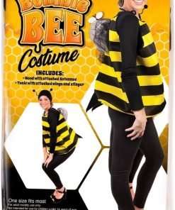 Kangaroo Bumble Bee Costume with Head Piece Cute and Adjustable Halloween Costume Girls and Boys for Theme or Costume Party - 2