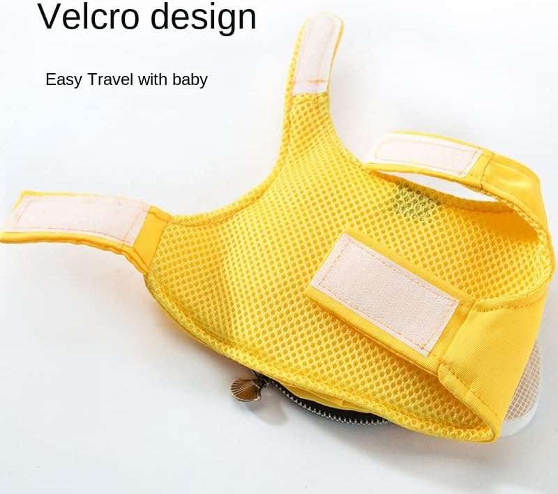 Little Bee Cute cat Leash Vest-Style cat Rope Walking cat Anti Breaking Loose Adjustable Out pet leashing Device (Mesh Wings (with Zipper), XL) Yellow - 2
