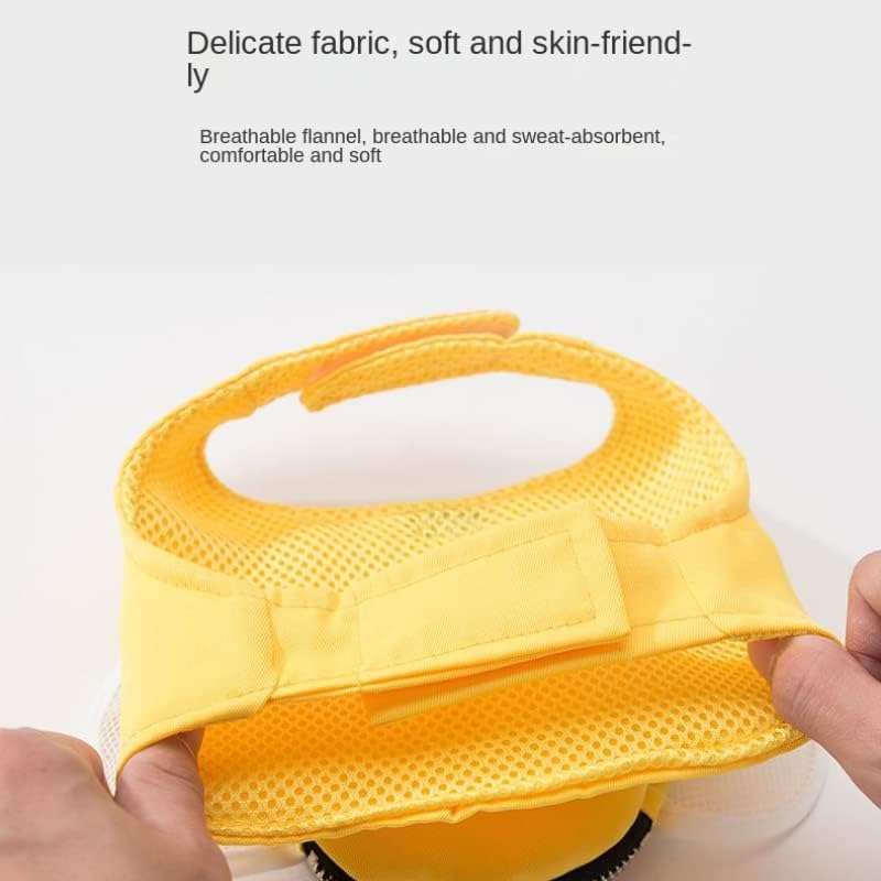 Little Bee Cute cat Leash Vest-Style cat Rope Walking cat Anti Breaking Loose Adjustable Out pet leashing Device (Mesh Wings (with Zipper), XL) Yellow - 5