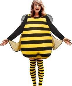 MCJC Bumblebee Adult Costume, Funny Halloween Costume, Women's Size Medium - 1