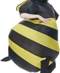 Halloween Adult Inflatable Bumble Bee Costumes Women Blow Up Fancy Bee Costumes Men Party Outfits - 4