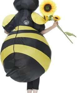 Halloween Adult Inflatable Bumble Bee Costumes Women Blow Up Fancy Bee Costumes Men Party Outfits - 5