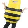 Inflatable Bee Costume Adult Men Women Outfit Unisex Onesie Full Body Bumble Bee Funny Costumes Fancy Dress Blow Up Suit for Halloween Holiday Cosplay Parties Animal - 1