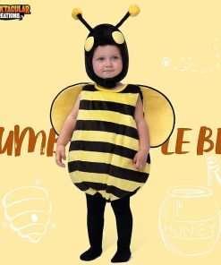Spooktacular Creations Halloween Baby Costume Bumble Bee, Bee Costume Cosplay for Toddler, Infants, Halloween Dress Up Party - 2