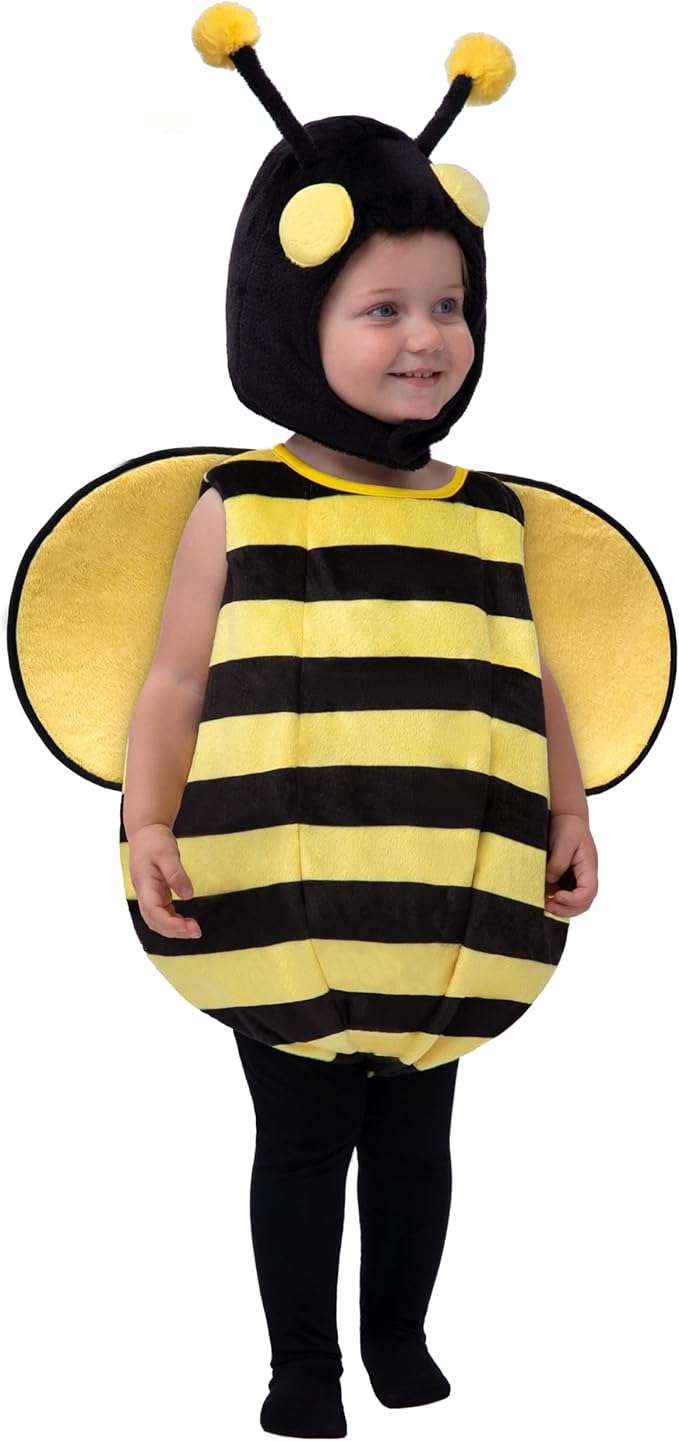 Spooktacular Creations Halloween Baby Costume Bumble Bee, Bee Costume Cosplay for Toddler, Infants, Halloween Dress Up Party - 3