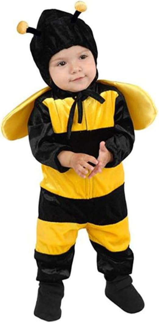 Halloween Unisex Toddler Baby Animal Costume Cute One Piece Hooded Romper Jumpsuit Fancy Cosplay for Baby Boys Girls - 1