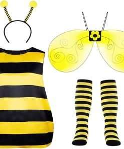 Lelike Bee Costume Adult Kids Halloween Costumes Size 2T-30 - 2
