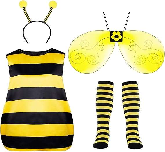 Lelike Bee Costume Adult Kids Halloween Costumes Size 2T-30 - 2