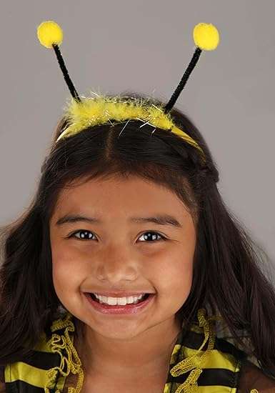 Lil Bee Kid's Costume, Black and Yellow Honeybee Dress, Bumbblebee Outfits for Girls - 4
