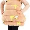 Toddler Bustling Beehive Costume - Beehive Tunic with Hook and Loop Closure, Plush Bee Details Attached to Hive - 1