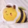 12 Inch Bee Plush Toy, Cuddly Bee Pillow ，Soft Honeybee Hugging Pillows Plush Doll Gift for Kids Birthday Party,Christmas,Valentine - 1