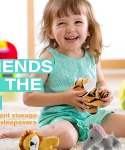 Etna Plush Buzzing Bees Toy - Cute Soft Mommy Bee Carrier Holds 4 Baby Bee Dolls, Squeeze Activated Sounds - 5
