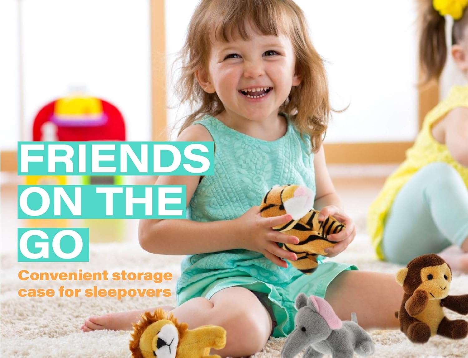 Etna Plush Buzzing Bees Toy - Cute Soft Mommy Bee Carrier Holds 4 Baby Bee Dolls, Squeeze Activated Sounds - 5