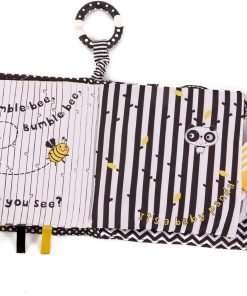 MALOMME Quiet Book, Soft Books for Babies First Book Crinkle Cloth Baby Books for Infants Babies Kids Toddler Fabric Baby's First Soft Activity Books - 5