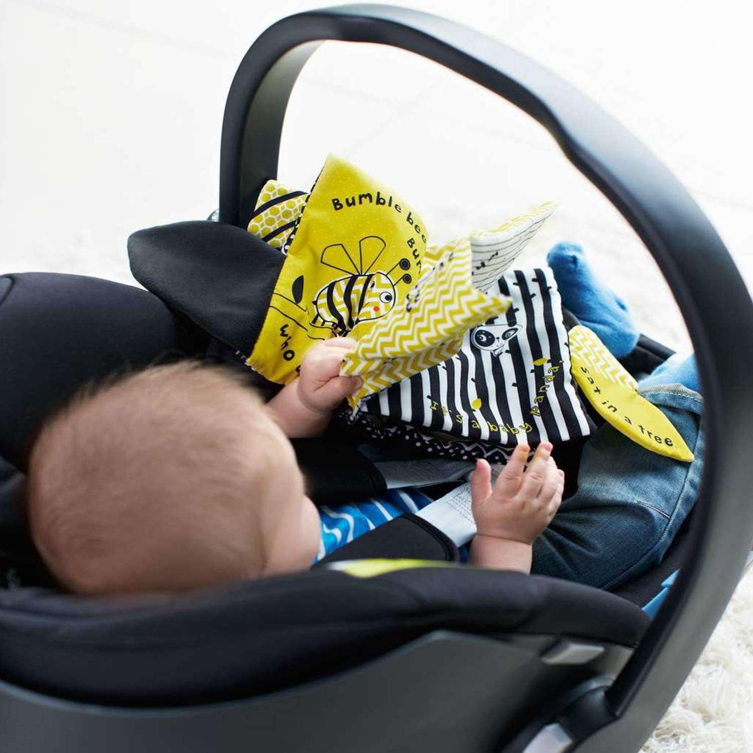 MALOMME Quiet Book, Soft Books for Babies First Book Crinkle Cloth Baby Books for Infants Babies Kids Toddler Fabric Baby's First Soft Activity Books - 7