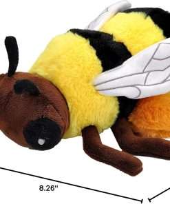 Wild Republic Ecokins Mini, Bee, Stuffed Animal, 8 inches, Gift for Kids, Plush Toy, Made from Spun Recycled Water Bottles, Eco Friendly, Child’s Room Decor - 2