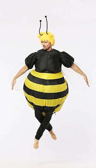 Bee Costume, Inflatable, Blow Up Suit, Adult Size for Men and Women - 5