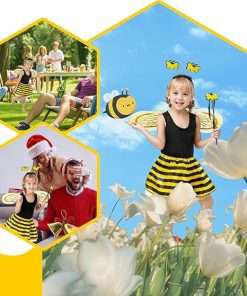 Fairycece Bee Costume Toddler Kids Girls Bumble Bee Halloween Accessories - 5