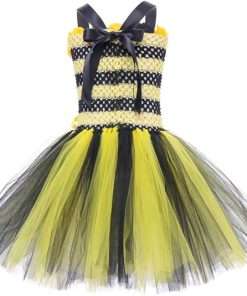 Girls Honeybee Costume Birthday Party Dress Halloween Cosplay Outfits - 6