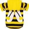 Adorable Bumblebee Halloween Costume Hoodie for Medium Dogs- Featuring Fun Wings and a Cozy Black and Yellow Sweatshirt Design, Perfect for Cosplay - 1