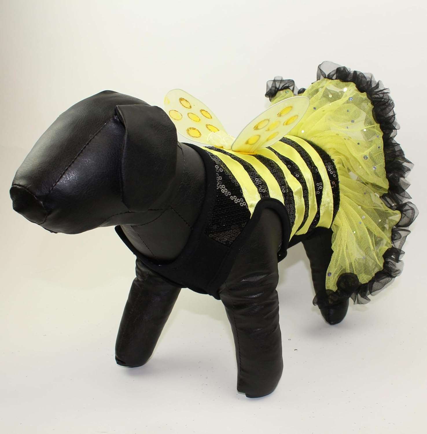 Bumble Bee Costume Dress for Dogs XS - 3