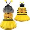 Dog Bee Costume Dog Halloween Costume, Bumble Bee Dog Costume Pet Costumes for Small Medium Dogs Puppy Cats, Dog Costumes Dress Dog Cosplay Party Clothes Outfit - 1
