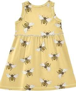 Aflyko Girls Sleeveless Dress Adorable Tank Play Sundress 2T-8T - 2