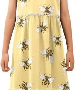 Aflyko Girls Sleeveless Dress Adorable Tank Play Sundress 2T-8T - 3