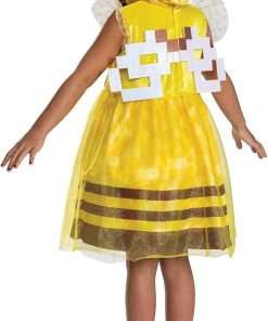 Disguise Minecraft Bee Dress Costume for Kids, Official Minecraft Costume Outfit with Hood and Wings - 2