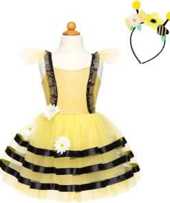 Great Pretenders Bumble Bee Dress & Headband - Size 3-4 - 1