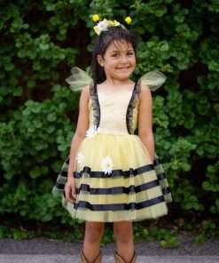 Great Pretenders Bumble Bee Dress & Headband - Size 3-4 - 2