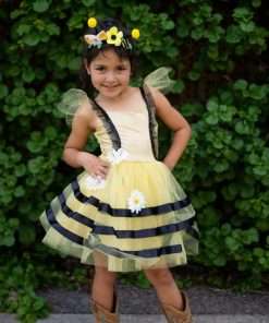 Great Pretenders Bumble Bee Dress & Headband - Size 3-4 - 4