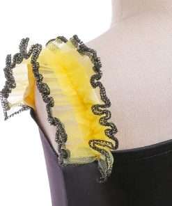 Lito Angels Honey Bumble Bee Fancy Dress Costume Set with Wings and Hair Hoop for Toddler Little Girls Size 4T - 10 - 5