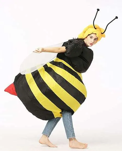 Bee Costume, Enhance Dress-Up Excitement with a Premium Bee Costume with Glitter Wings