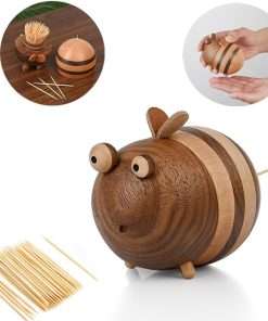 Bee Toothpick Holder Dispenser - Unique Kitchen Gadgets for Home Decor and Gifts, Cute Kitchen Accessories for Bee Lovers, Bee Decor - Perfect Kitchen Gifts Idea - 1
