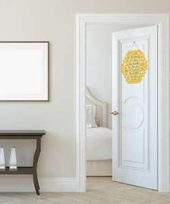 Jetec Bee Decor Plaque Gift Bee Sign Hive Rules Wall Decor Christmas Daisy Ornament for Xmas Home Spring Daisy Sunflower Decorations for Living Room Kitchen - 4