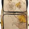 Naanle Stylish Honey Bees and Wildflowers Retro Style Casual Daypack College Students Multipurpose Backpack Large Travel Hiking Bags Computer Bag for Men Women - 1