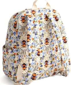 Vera Bradley Bancroft Backpack, Cotton Gabardine, Bee Garden - 3