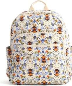 Vera Bradley Bancroft Backpack, Cotton Gabardine, Bee Garden - 7