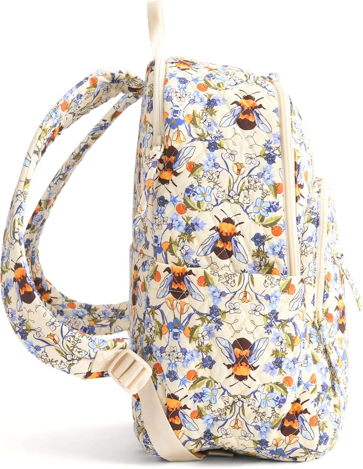 Vera Bradley Bancroft Backpack, Cotton Gabardine, Bee Garden - 8
