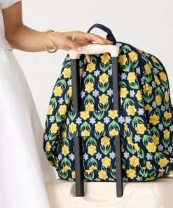 Vera Bradley Bancroft Backpack, Cotton Gabardine, Bee Garden - 9