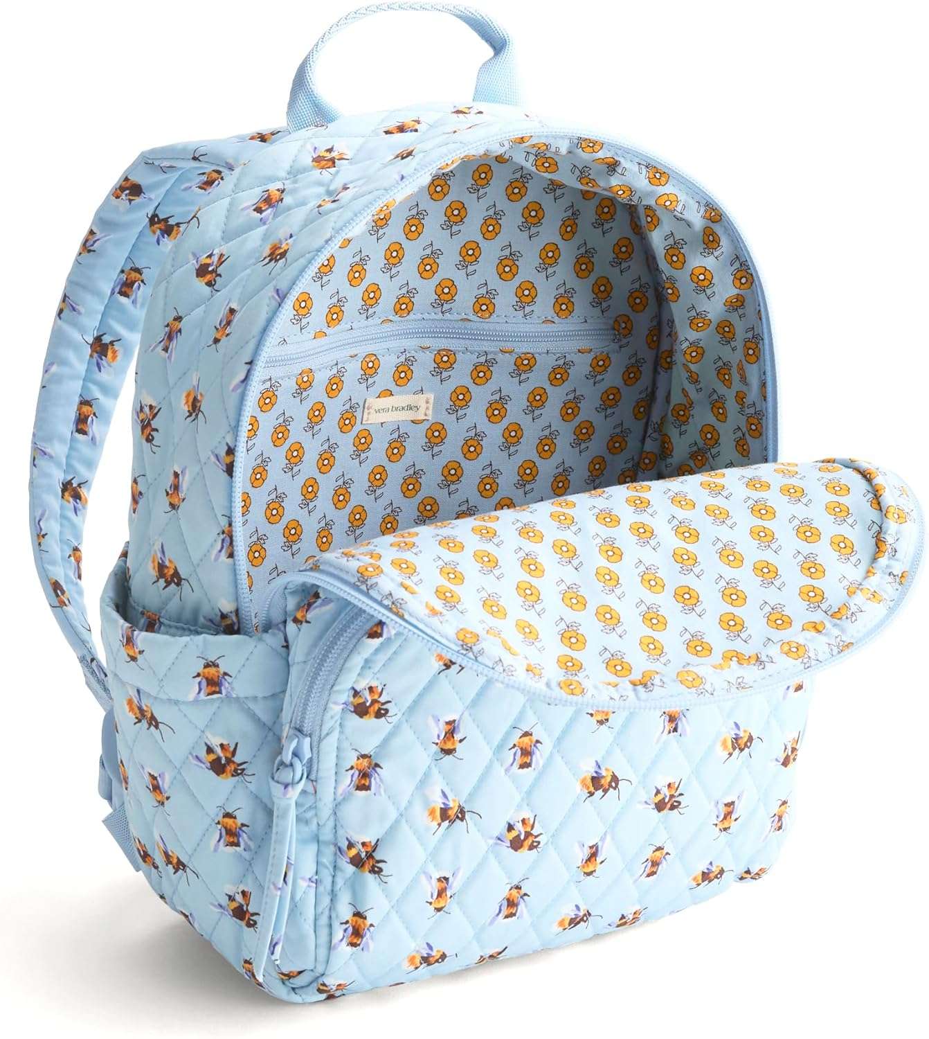 Vera Bradley Small Banbury Backpack, Cotton Gabardine, Bee's Knees - 3