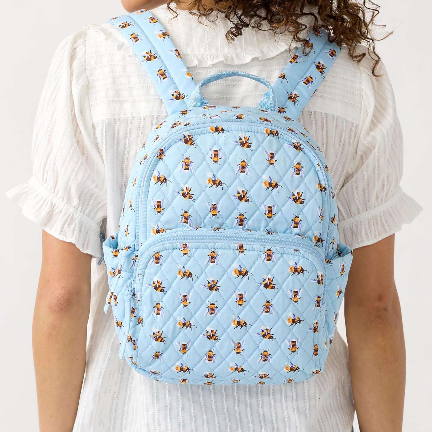 Vera Bradley Small Banbury Backpack, Cotton Gabardine, Bee's Knees - 6