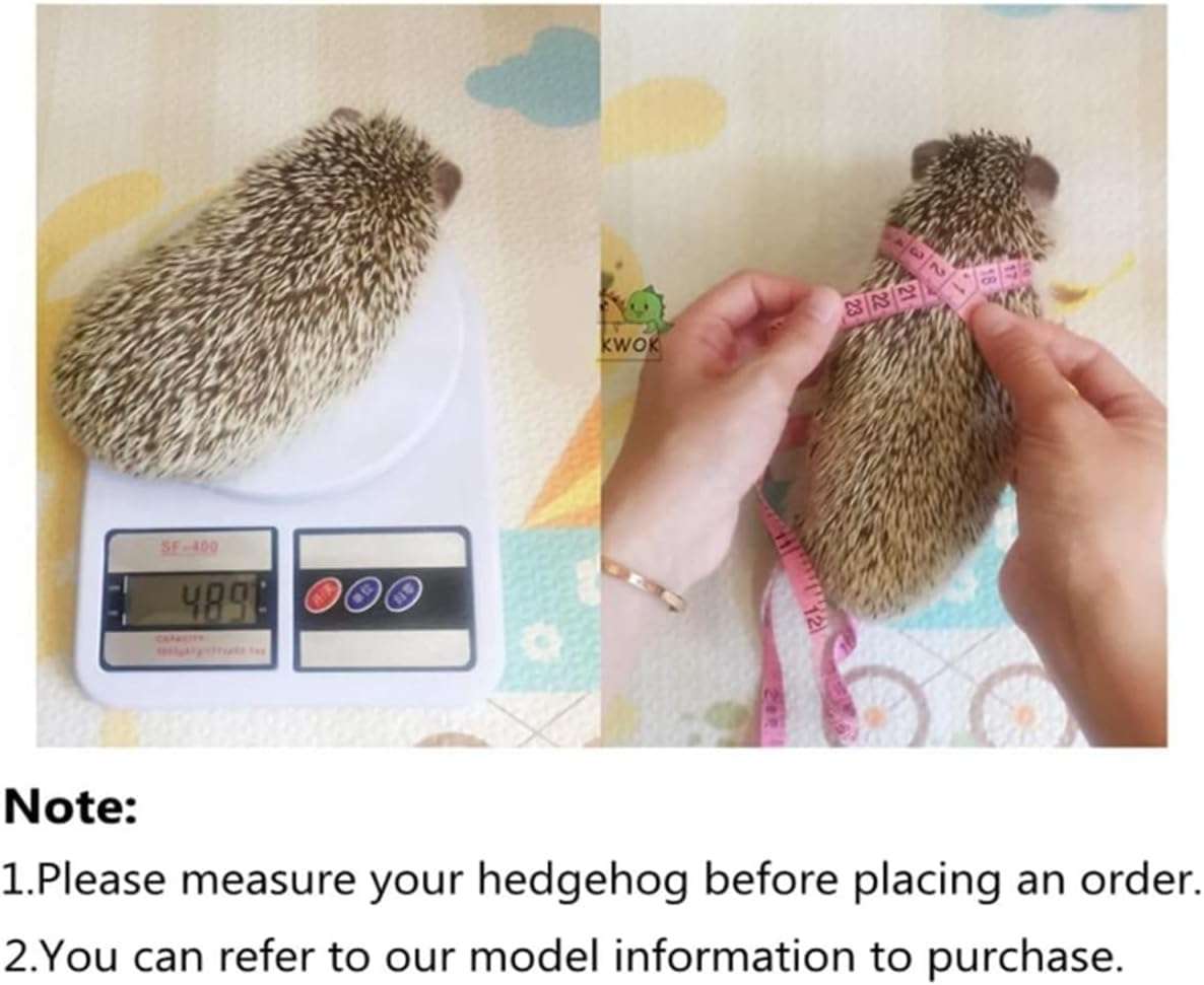 Hedgehog Costume Bee Clothes for Hedgehogs Small Animal Apparel Polar Fleece Handmade Hedgehog Hoodie Dress Up Accessories Outfit for Cosplay Halloween Christmas Party Pet Supplies - 5